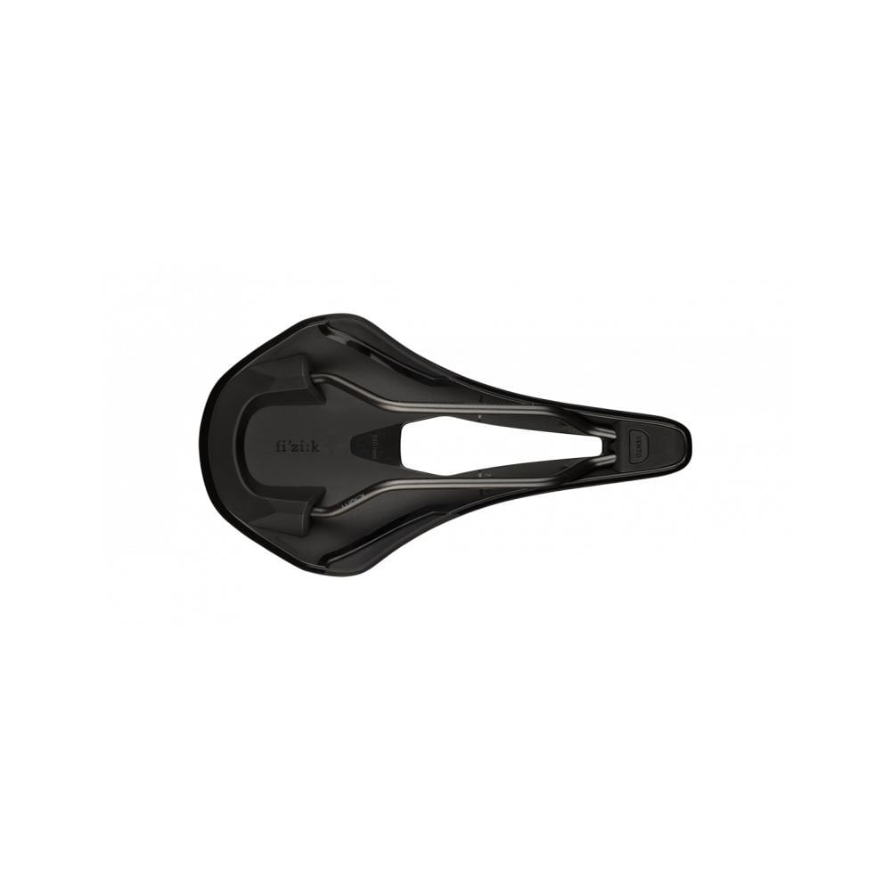 Fizik Vento Argo R3 racing saddle with ergonomic cutout, designed for stability and comfort in cycling components.