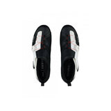 Fizik R3 Transiro road cycling shoes with carbon sole and BOA closure system, shown from the side with sleek black design.
