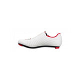 Fizik R5 Tempo Overcurve road cycling shoes with BOA IP1 dial and Velcro strap, featuring breathable upper and stiff sole for performance.