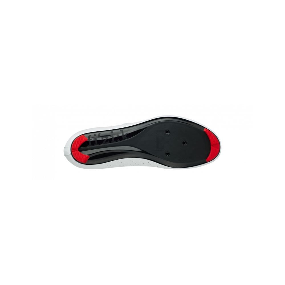 Fizik R5 Tempo Overcurve road cycling shoes with BOA IP1 dial and velcro strap, featuring sleek black design and breathable upper.