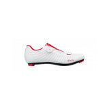 Fizik R5 Tempo Overcurve road cycling shoes with BOA IP1 dial and Velcro strap, showing the sleek black design and breathable upper