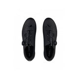 Fizik R5 Tempo Overcurve road cycling shoes with BOA IP1 dial and Velcro strap, featuring sleek aerodynamic design.