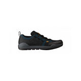 Fizik X2 Terra MTB shoes in black and red, durable mountain bike trail footwear with reinforced soles and secure closure system.