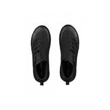 Fizik X2 Terra MTB shoes in black and gray, durable mountain bike trail footwear with secure closure and rugged sole for off-road riding.