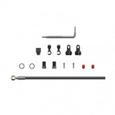 SRAM hydraulic disc brake hose kit in silver with banjo fittings, 2000mm length, designed for mountain bike components.