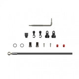 SRAM hydraulic disc brake hose kit in silver with banjo fittings, 2000mm length, designed for mountain bike components.