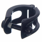 SRAM disc brake lever hinge clamp in black with stainless T25 bolt for Code G2, Guide, and Elixir brake components.