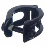 SRAM disc brake lever hinge clamp in black with stainless T25 bolt for Code G2, Guide, and Elixir brake components.