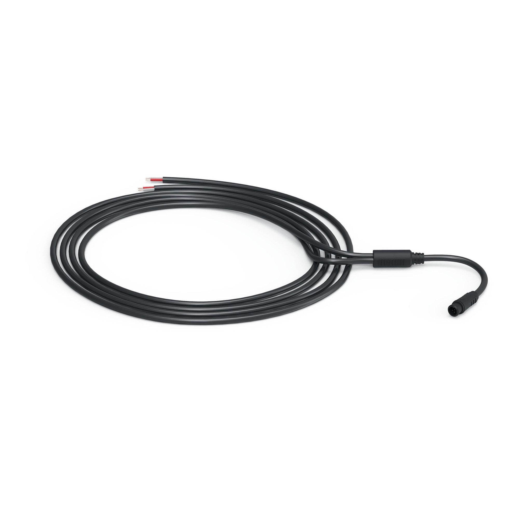 MAHLE X30/X20 light wire for e-bike rear and headlight connection, available in 1m and 2m lengths, showing wire and connectors.