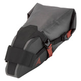 Altura Vortex 6L waterproof bike seatpack in grey, with adjustable straps and durable design for cycling accessories.