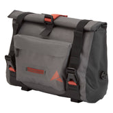Altura Vortex 7L waterproof handlebar bag for bikes, in grey, featuring durable waterproof material and secure mounting.