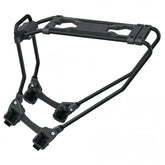 SKS Infinity universal bike rack with adjustable mounting and MIK adapter system, shown attached to a bicycle.