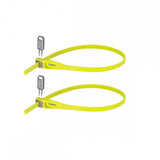 Hiplok Z-Lok armored reusable cable locks twin pack with universal release key, black and silver security accessories.
