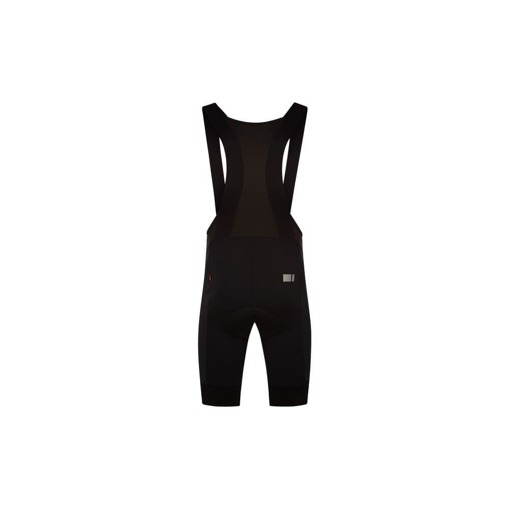 Madison Flux EIT women's padded lycra cycling bib shorts with chamois pad, shown on a model for comfortable biking wear