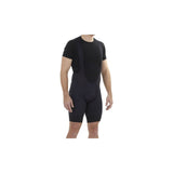 Madison Flux EIT women's padded lycra cycling bib shorts with chamois pad, shown on a model for comfortable cycling apparel.