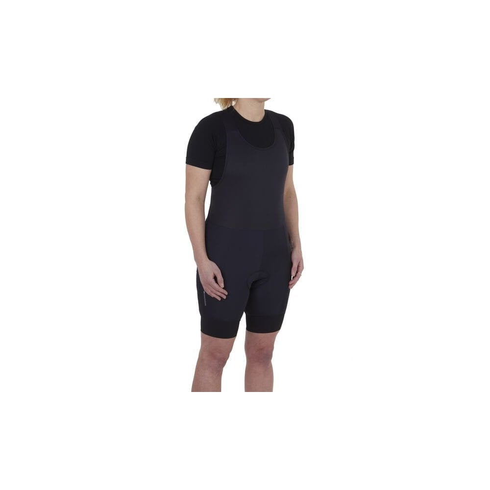 Madison Flux EIT women's padded lycra cycling bib shorts with chamois pad, designed for comfort and performance in cycling activities.