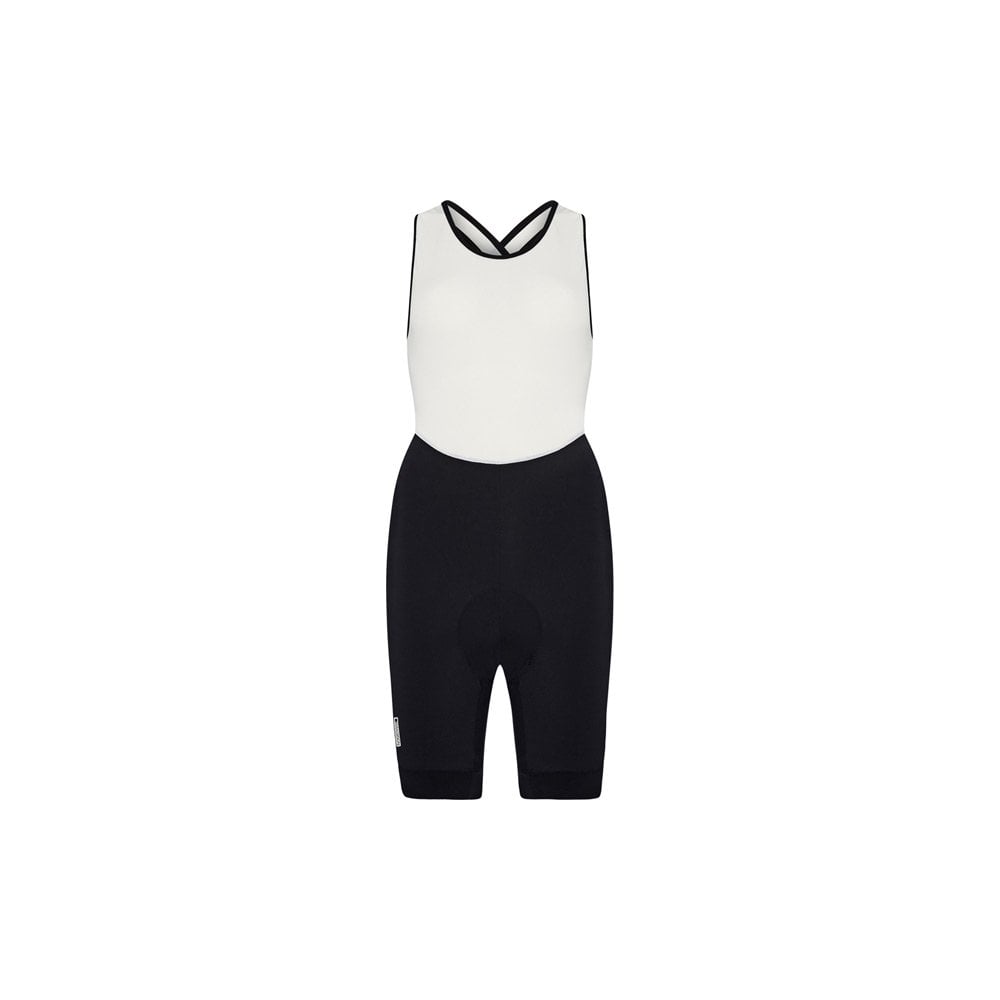 Madison Track Youth Cycling Shorts with chamois pad and reflective details, shown on a model for active sportswear.