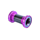 Purple Wheels Manufacturing BSA threaded frame ABEC-3 bearings for SRAM DUB 29mm cranks, component for bike maintenance.