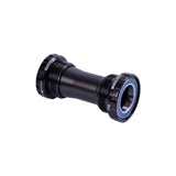 Black Wheels Manufacturing Italian threaded frame ABEC-3 bearings for 24mm cranks, bicycle component for smooth rotation and durability.