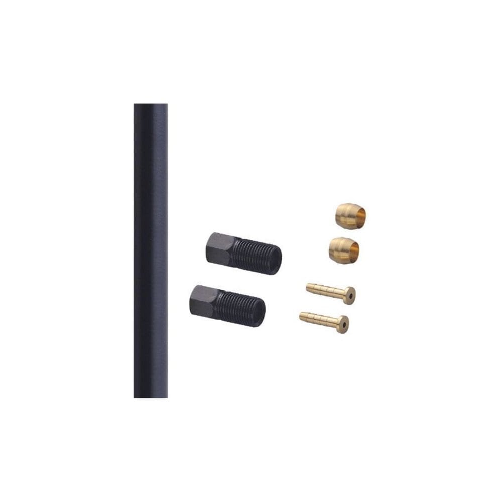 Shimano Ultegra rear disc brake hose, 1700mm length, black, road bike component with straight connection for Shimano Ultegra brake system.