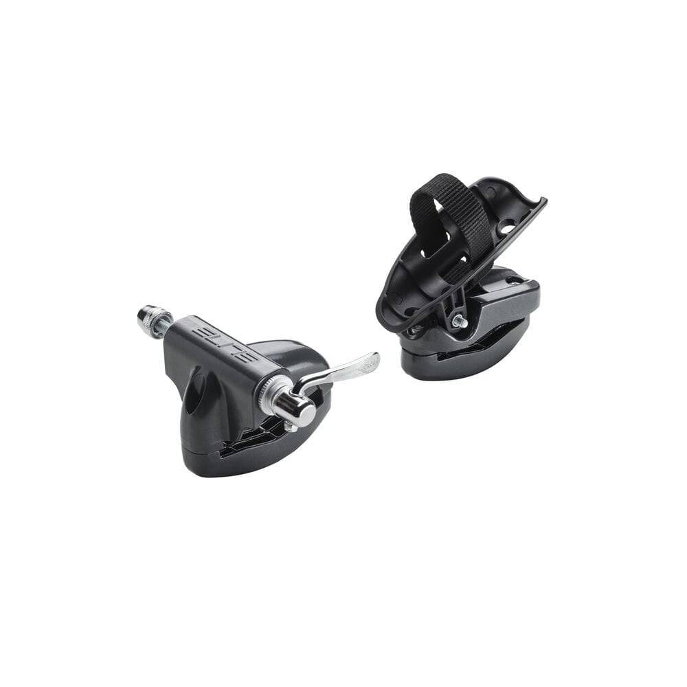 Elite San Remo 40 roof bike carrier for 12x100 thru-axle and quick release forks, mounted on a vehicle roof.