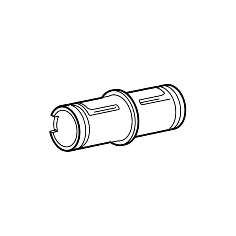 Thule TopRide bike rack top-loading thru-axle adaptor showing the black accessory attached to a bike wheel