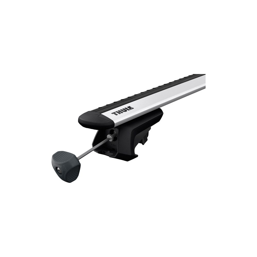Thule 7104 Evo raised rail foot pack for cars with roof rails, set of 4, automotive accessories for roof rack installation