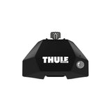 Thule 7107 Evo Fixpoint foot pack for cars with built-in fixpoints, four roof rack feet for secure vehicle mounting