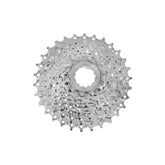 Shimano Sora CS-HG50 9-speed bicycle cassette with 12-25T gears, designed for smooth shifting performance on bike components.