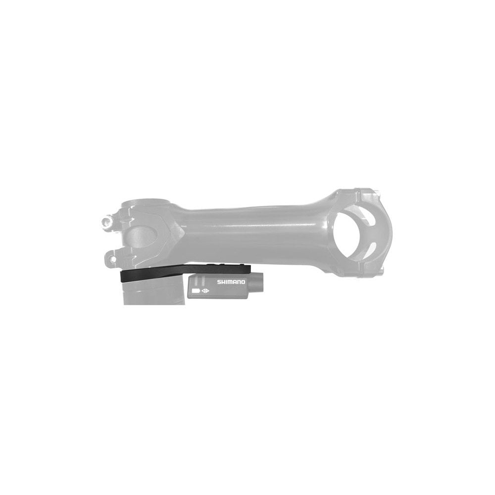 Black M Part 6mm spacer with integrated 6° Di2 junction box mount and short cables, designed for bike component installation.