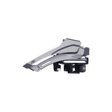 Shimano Tourney FD-TY606 front derailleur with double top swing and dual pull, suitable for 63-68° angles and 46T chainring.