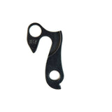 Wheels Manufacturing CNC machined anodized derailleur hanger dropout, replaceable bike component for precise gear shifting.