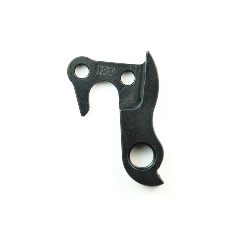 Wheels Manufacturing CNC machined replaceable derailleur hanger dropout, bicycle component for bike frame compatibility.