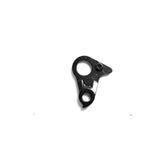 Wheels Manufacturing CNC machined derailleur hanger dropout, replacement bike component in metallic finish.