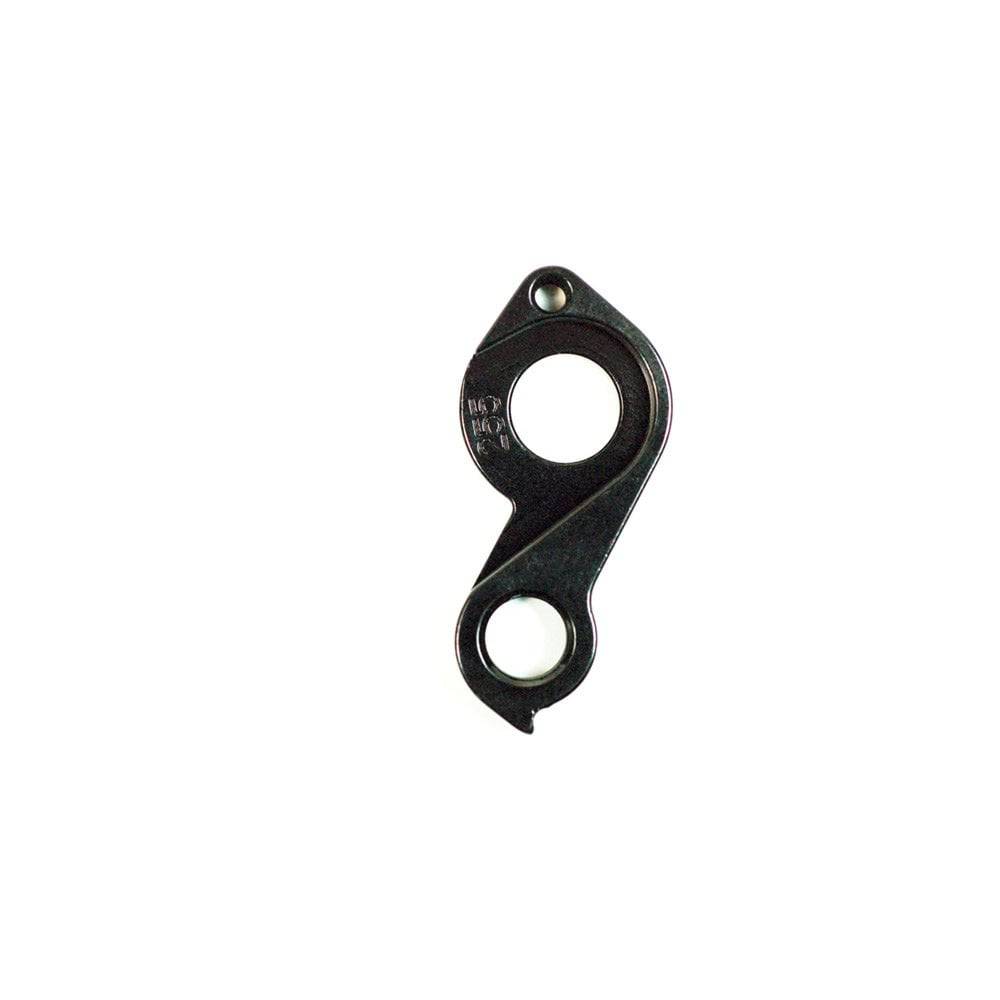 Wheels Manufacturing replaceable derailleur hanger 255 CNC machined dropout for bicycle components, silver finish, precise fit.