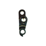 Wheels Manufacturing CNC machined anodized derailleur hanger dropout for bicycle components, designed for precise bike repairs.