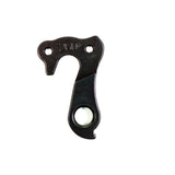 Wheels Manufacturing CNC machined derailleur hanger replacement dropout for bicycle components, shown in silver finish.