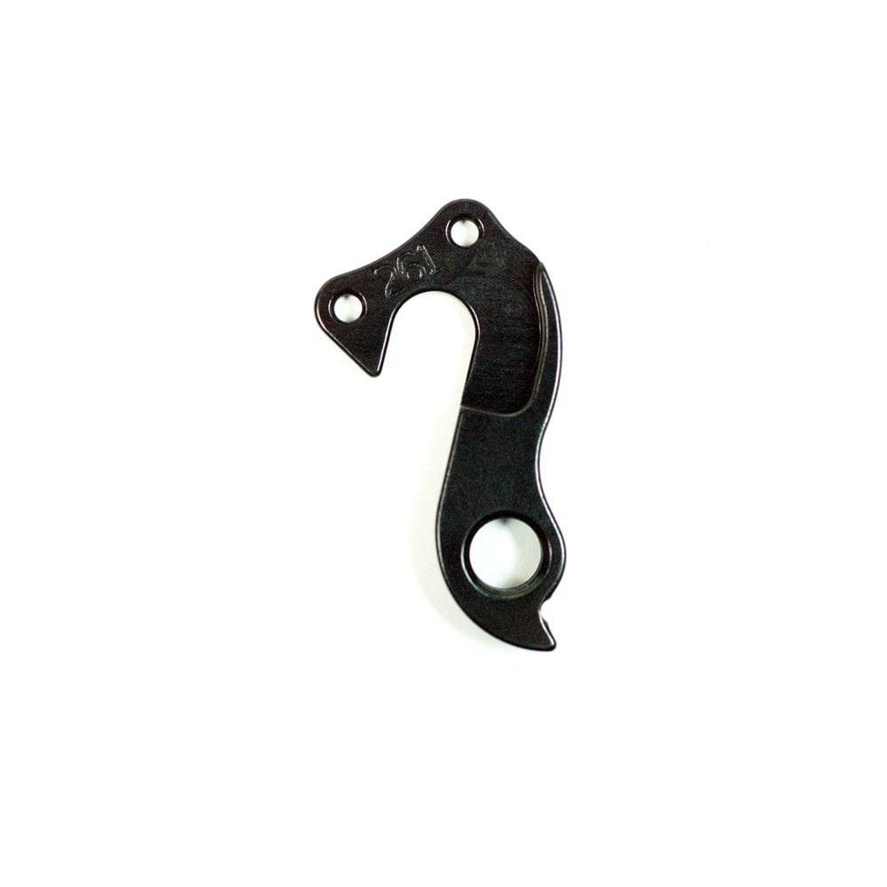 Wheels Manufacturing replaceable derailleur hanger dropout 261 for bike frames, showcasing the component's design and mounting points.