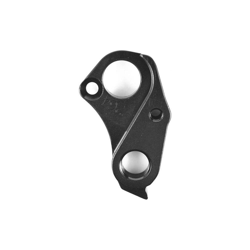Wheels Manufacturing replaceable derailleur hanger dropout 264 for precise bike shifting, shown mounted on a bicycle frame.