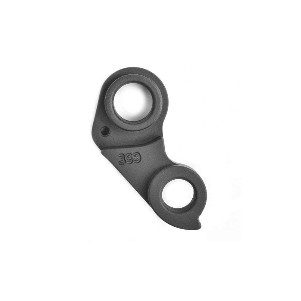 Wheels Manufacturing replaceable derailleur hanger dropout 399 for M12x1 axles, bike component for easy gear derailleur attachment.