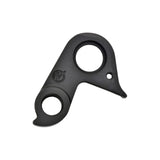 Wheels Manufacturing replaceable derailleur hanger dropout 421, bike component for precise shifting, shown in close-up.