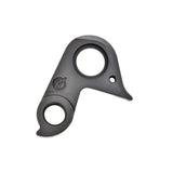 Wheels Manufacturing replaceable derailleur hanger dropout 422, bicycle component for precise shifting, mounted on a bike frame.