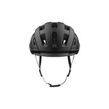 Lazer Compact cycling helmet with Turnfit TS Plus adjustment and ventilation, shown from the front on a cyclist.