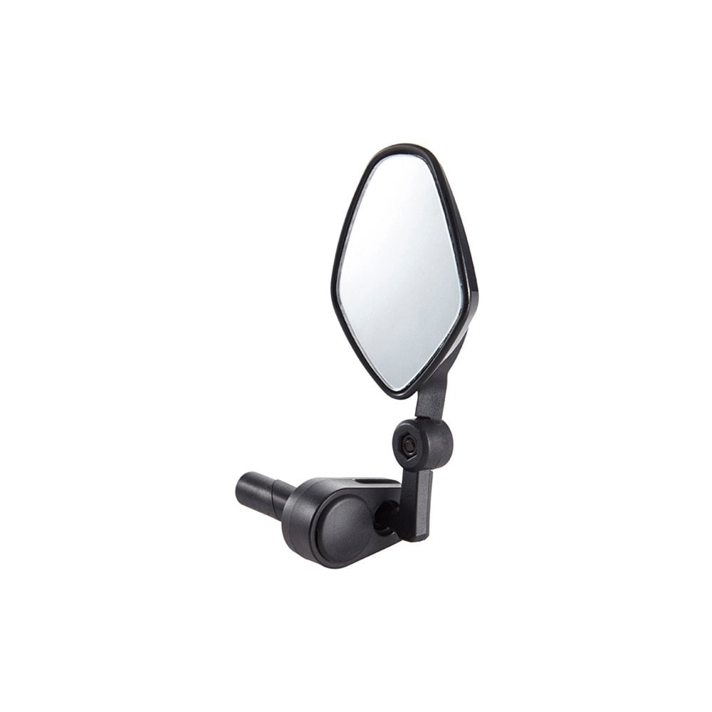 M Part Commute Mirror with internal bar end fitting for right flat handlebars, bicycle accessory for improved rear visibility