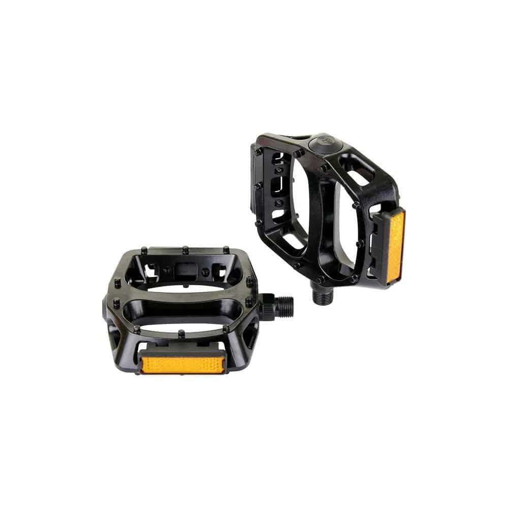 M Part Essential Alloy Platform Pedals With Moulded Pins 9/16 Inch Thread Flat Pedal