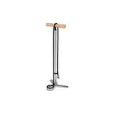 Truflo Classictrax floor pump with 240 PSI gauge, suitable for Presta and Schrader valves, with a durable metal handle.