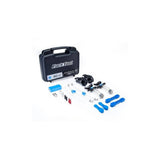 Park Tool BKD-1.2 hydraulic brake bleed kit for disc brakes, featuring tools for DOT fluid brake system maintenance.