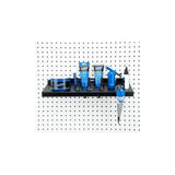 Park Tool JH-2 wall-mounted workshop organizer with compartments for lubricant bottles and compounds, ideal for bike maintenance storage.