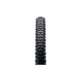 Maxxis Aggressor mountain bike tyre tubeless-ready with DoubleDown casing, shown mounted on a bike wheel.