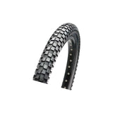 Maxxis Holy Roller BMX tyre with 60 TPI wire bead and single compound, suitable for dirt and street riding.